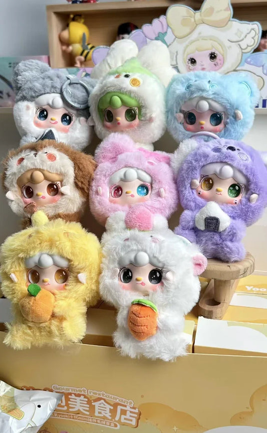 #83 Yooki V10 Gourmet restaurant Mini Pendant Plush Blind Box & YOOKI十代美食レストランシリーズ