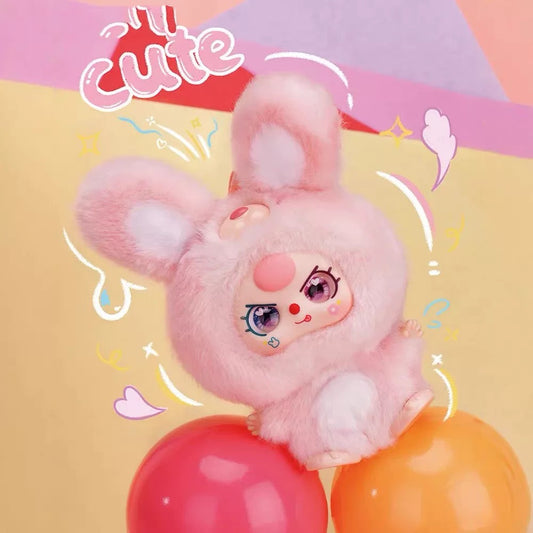 #131 Baby Three Mini Hug Series - Vinyl Plush Pendant