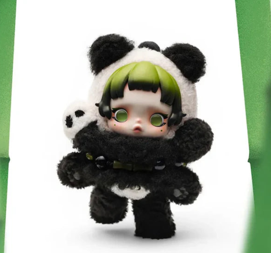 #46 SKULLPANDA Lazy Panda Plush Doll Pendant