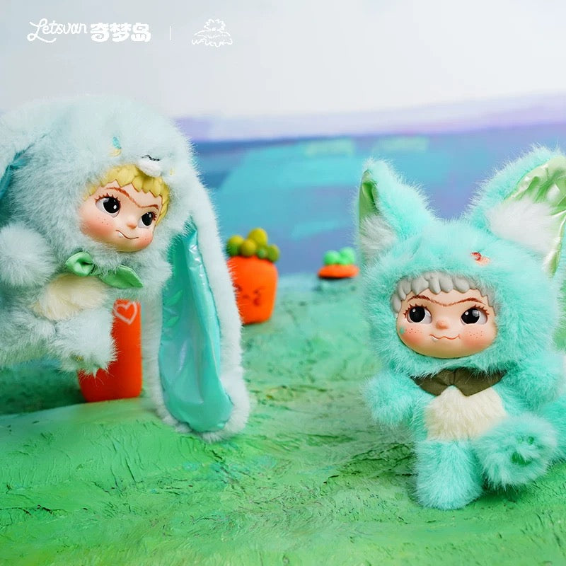 #122 WAKUKU Fox&Bunny trick or treat series blind box&わクク二代
