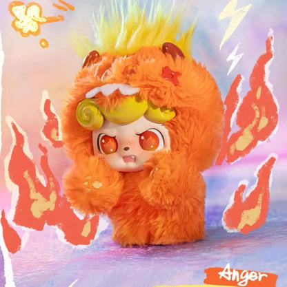 #120 Q-Kid Emotional Hairy Monsters&イモション シリーズぬいぐるみ