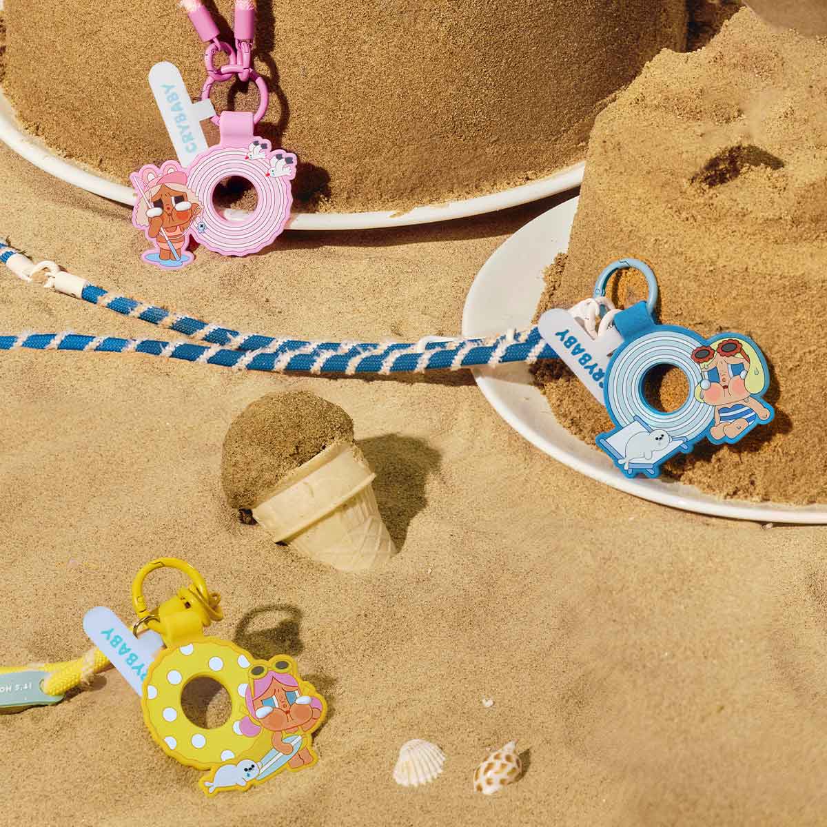 #A183 CRYBABY Vacation Mode On Series-Long Lanyard Blind Box