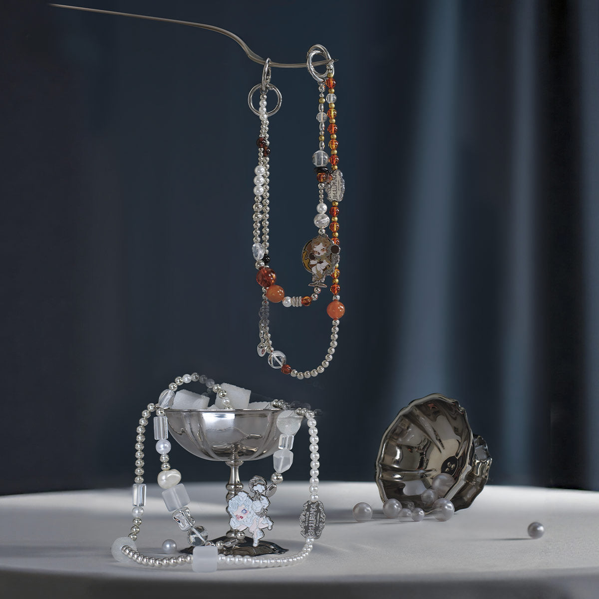 #A185 SKULLPANDA The Feast Begins Series Multifunctional Pendant Set