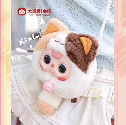 #74 BABY THREE Money cat zipper bag
