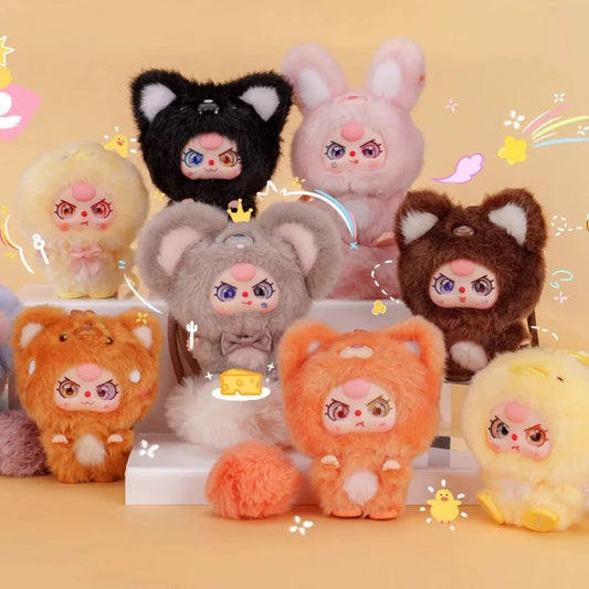 #131 Baby Three Mini Hug Series - Vinyl Plush Pendant