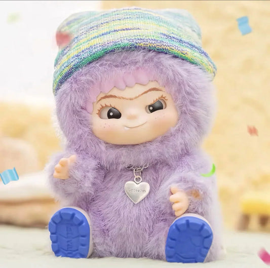 #123 WAKUKU Fuzzy Trendy Fun Party series blind box&わクク一代